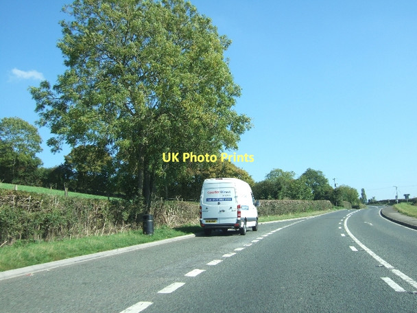 Photo 6"x4" Lay-by beside A39 east of Knowle Bawdrip c2011