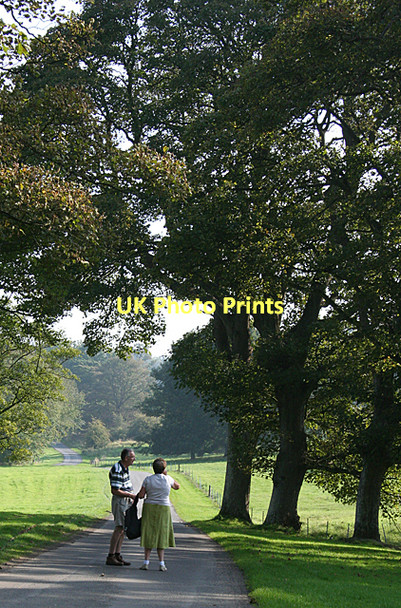 Photo 6"x4" Walking in the Park Craigiehall\/NT1675 c2011