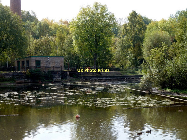 Photo 6"x4" Mill pond, Pleasley Vale Pleasley c2011