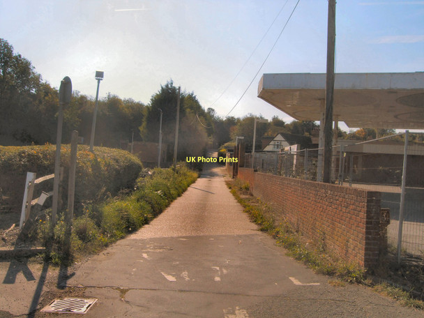 Photo 6"x4" Path near Newmarket Inn Falmer c2011