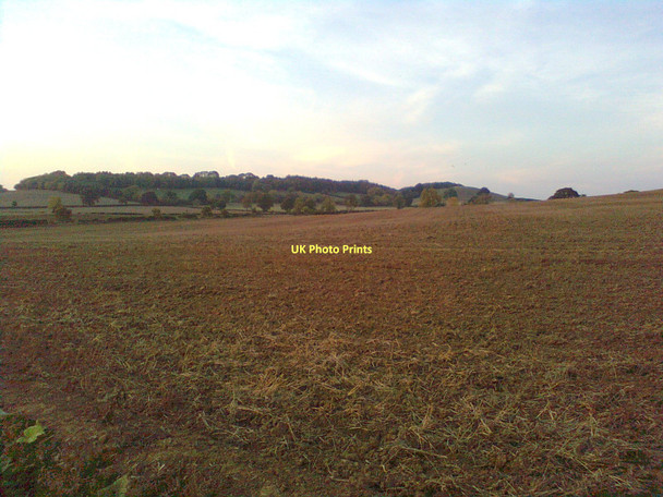 Photo 6"x4" Round Hill from the Roman road Shutford c2011