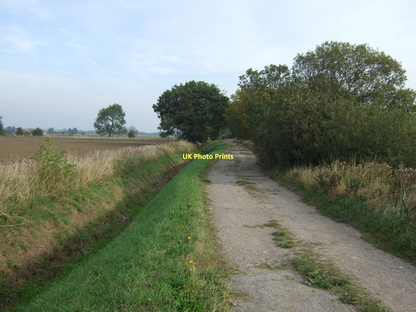 Photo 6"x4" Track off Fryston Common Lane Monk Fryston c2011