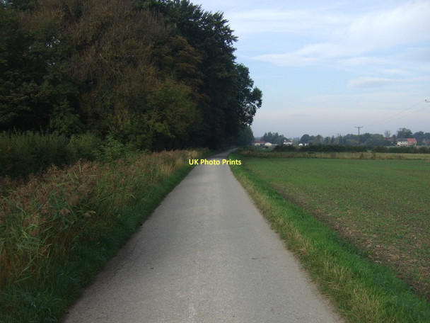 Photo 6"x4" Ingthornes Lane heading west Monk Fryston c2011