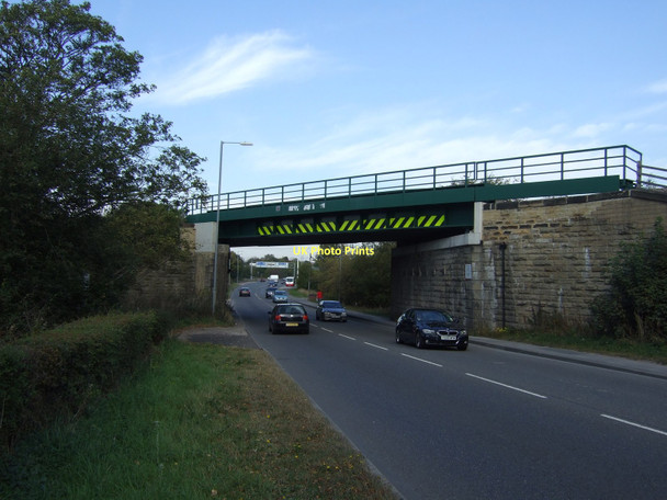 Photo 6"x4" Railway bridge over the A639 Pontefract c2011