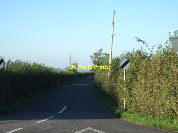 Photo 6"x4" Scotts Lane leading to Catcott from A39 Catcott c2011