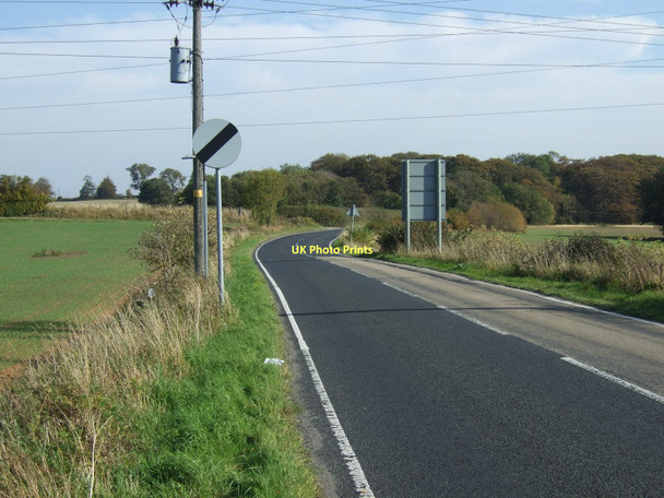 Photo 6"x4" Back Newton Lane towards Fairburn Ledston Luck c2011