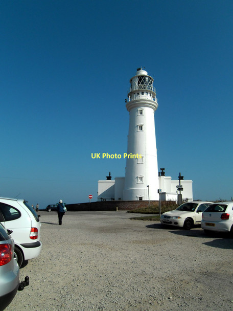 Photo 6"x4" Flamborough Head Lighthouse North Landing c2011