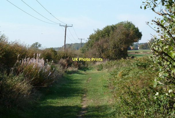 Photo 6"x4" Green Lane west of Common Lane Shirebrook c2011
