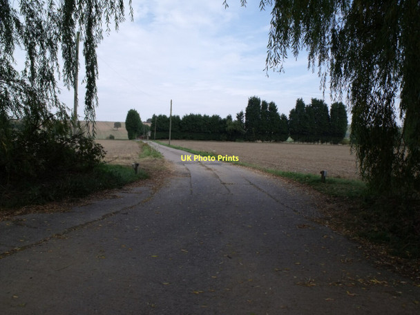 Photo 6"x4" Road to Willow Farm, off Kirklington Road Belle Eau Park c2011