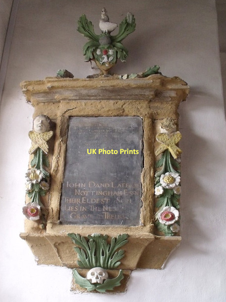 Photo 6"x4" Dand Memorial, St Andrew's Church, Eakring Eakring c2011