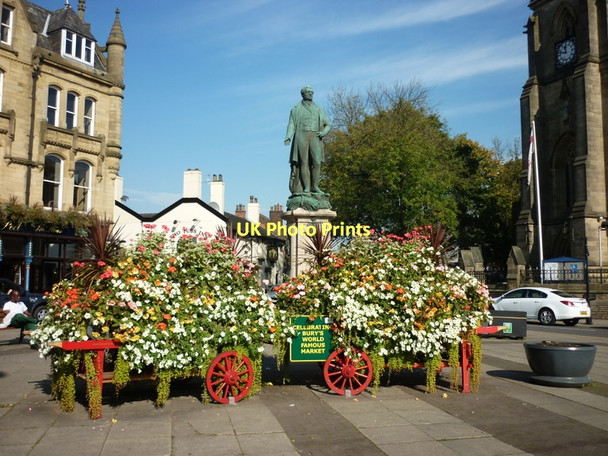 Photo 6"x4" Sir Robert Peel, Market Place, Bury Bury\/SD8010 c2011