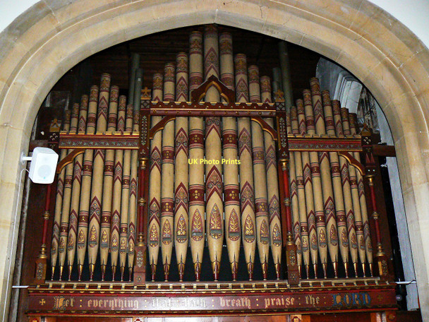 Photo 6"x4" Organ pipes, St Mary's Church, Marlborough Marlborough\/SU1869 c2011