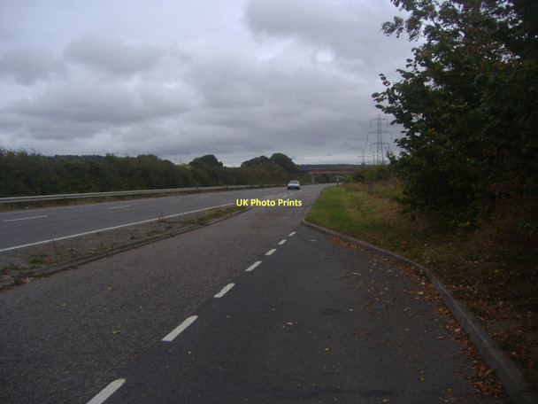Photo 6"x4" Parking area on the A413 Wendover bypass Wendover c2011