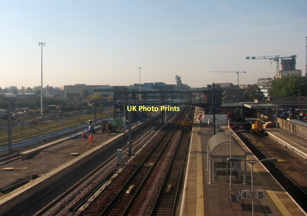 Photo 6"x4" Cambridge Station: closed for rebuilding Cambridge\/TL4658 c2011
