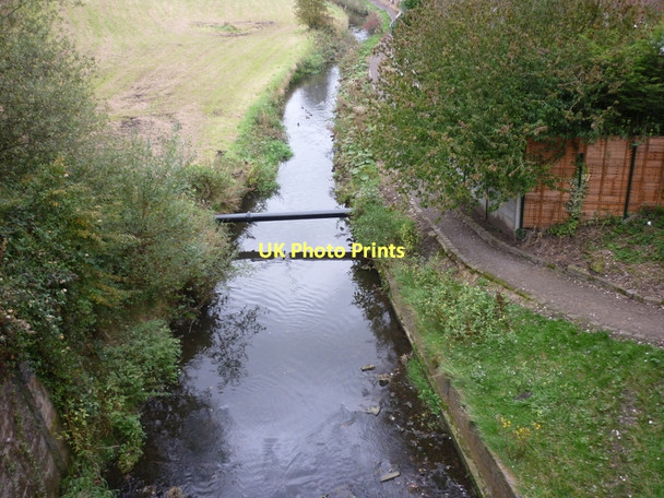 Photo 6"x4" The River Irk from the Rochdale Canal Chadderton c2011