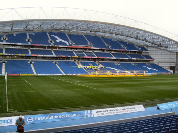Photo 6"x4" West Stand - Amex Stadium Coldean c2011