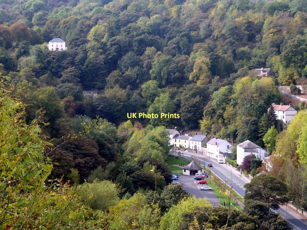 Photo 6"x4" Matlock Dale from the approach to High Tor Matlock c2011