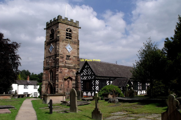 Photo 6"x4" St. Oswald's, Lower Peover, Cheshire Smithy Green\/SJ7474 c2011