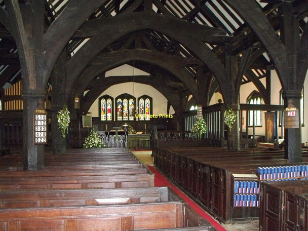 Photo 6"x4" Interior of St. Oswald's, Lower Peover Smithy Green\/SJ7474 c2011