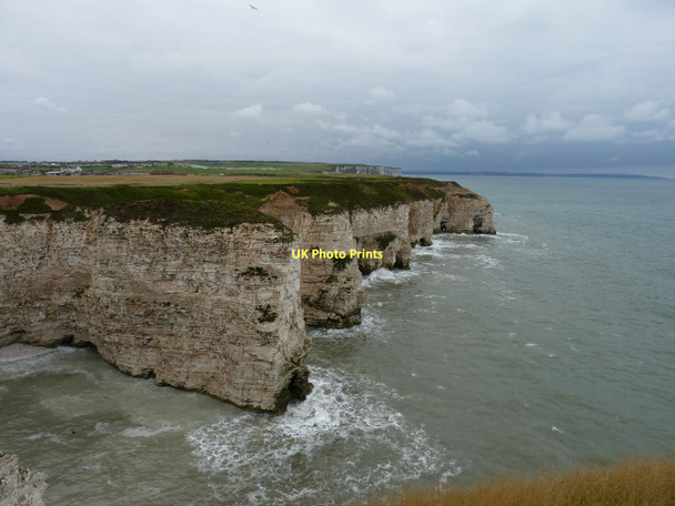 Photo 6"x4" Cliffs to the west of Breil Nook cove North Landing c2011