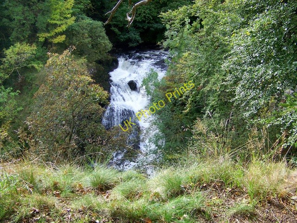Photo 6"x4" Reekie Linn in early Autumn Bridge of Craigisla c2009