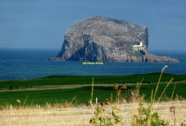 Photo 6"x4" Bass Rock from North Berwick Golf Club North Berwick c2011