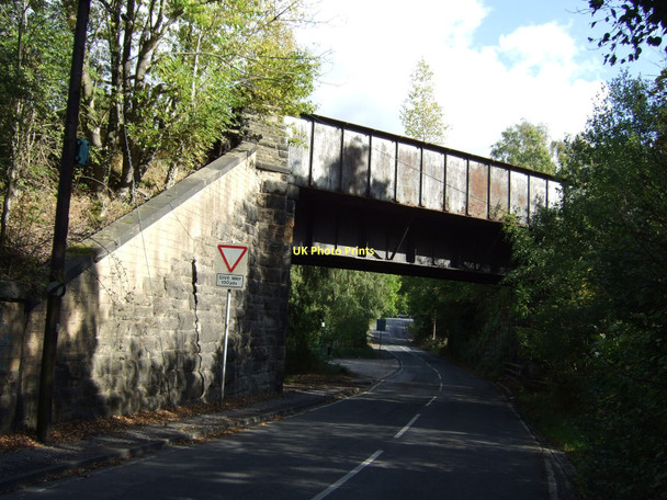 Photo 6"x4" Railway bridge over Blacker Lane Horbury c2011