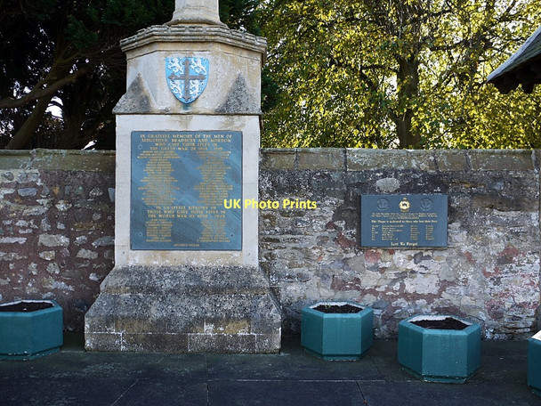 Photo 6"x4" Sedgefield War Memorial (detail) Sedgefield c2011