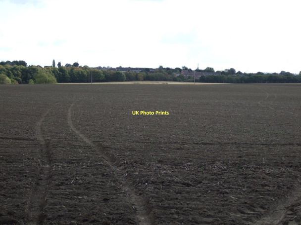 Photo 6"x4" Farmland, Grimpit Hill Royston\/SE3511 c2011