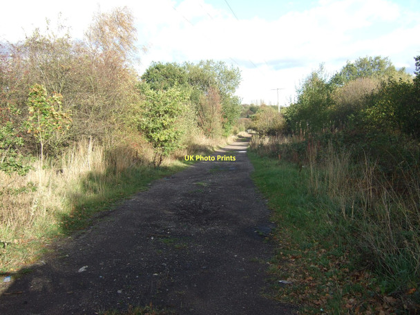 Photo 6"x4" Footpath off Church lane Felkirk c2011