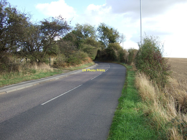 Photo 6"x4" Frickley Bridge Lane towards Brierley Hemsworth\/SE4213 c2011