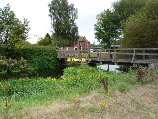 Photo 6"x4" Footbridge over the Tern Allscott c2011