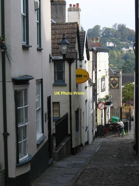 Photo 6"x4" Chepstow - view down Hocker Hill Street Chepstow\/Cas-Gwent c2011