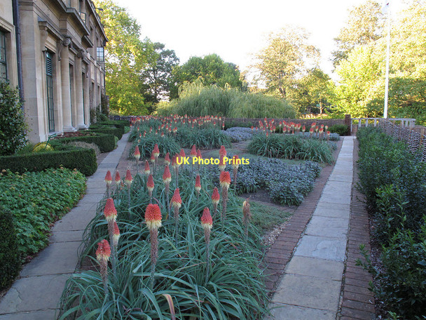 Photo 6"x4" Eltham Palace, red hot pokers Eltham c2011