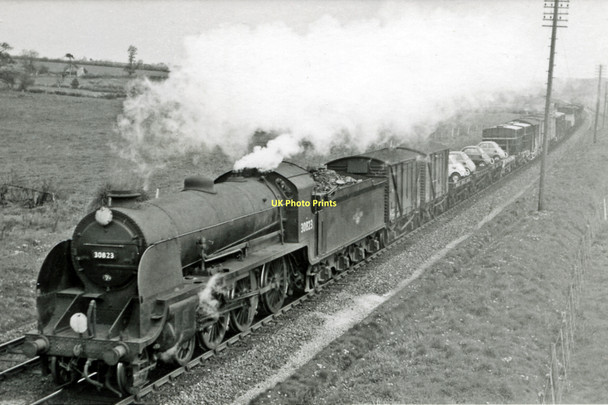 Photo 6"x4" Down freight for Exeter near Tisbury Wardour c1960