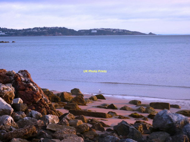 Photo 6"x4" Broadsands Beach across to Torquay Broadsands c2011