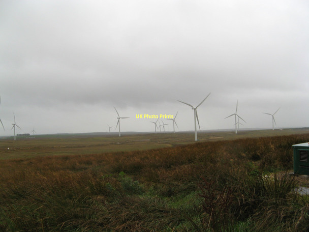Photo 6"x4" Whitelee Windfarm Greenfield Burn\/NS5248 c2011