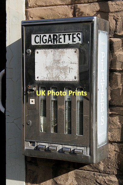 Photo 6"x4" An old cigarette machine at Ayton Ayton\/NT9261 c2011