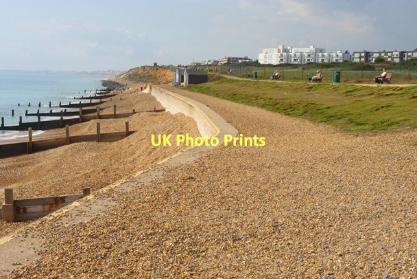 Photo 6"x4" Beachside Walk Milford on Sea c2011