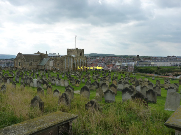 Photo 6"x4" St Mary's church and graveyard Whitby\/NZ8910 c2011