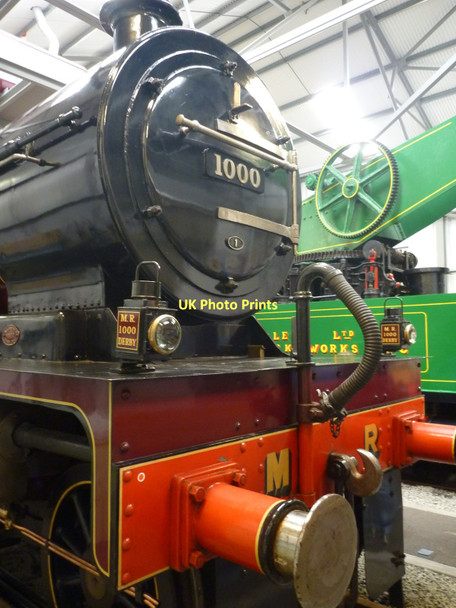 Photo 6"x4" Scottish Railway Exhibition, Bo'ness : Midland Railway Compound No.1000 Bo'ness c2011