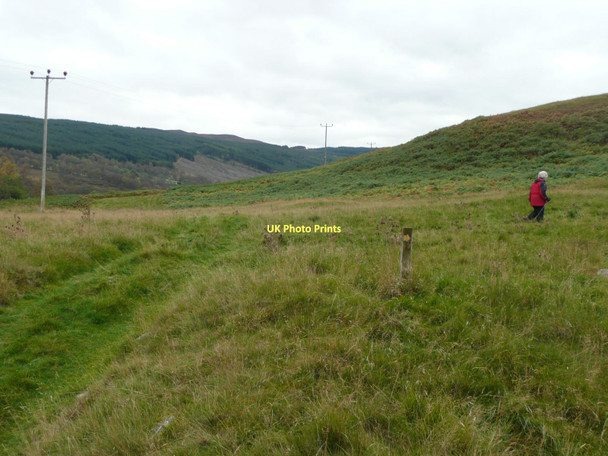 Photo 6"x4" Track to Struan Point Calvine c2011