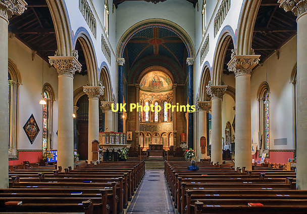 Photo 6"x4" The nave - church of St Mary & St Nicholas, Wilton Wilton\/SU0931 c2011