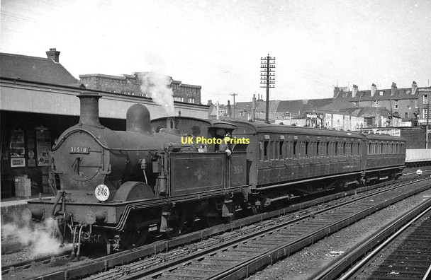 Photo 6"x4" Auto-train for Allhallows-on-Sea at Gravesend Central station Gravesend\/TQ6574 c1959