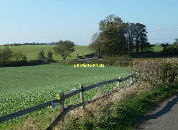 Photo 6"x4" Fields near Stony Houghton Stony Houghton c2011