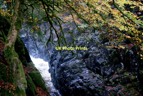 Photo 6"x4" The Black Linn at the Hermitage, near Dunkeld Inver\/NO0142 c2011