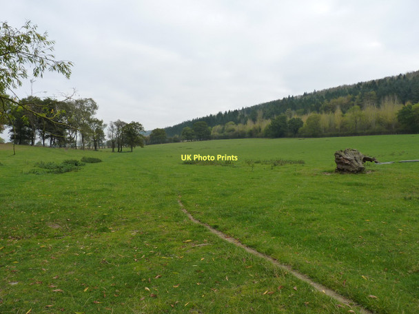 Photo 6"x4" Farmland north of Longville Longville in the Dale c2011