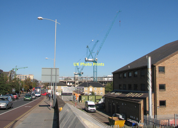 Photo 6"x4" Cranes at CB1 Cambridge\/TL4658 c2011