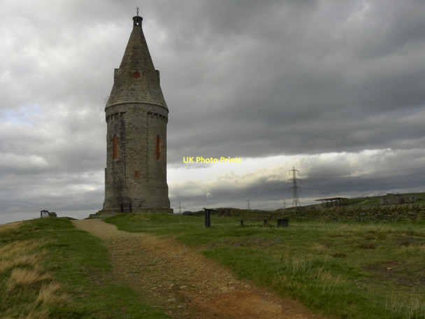 Photo 6"x4" Hartshead Pike Mossley\/SD9701 c2011