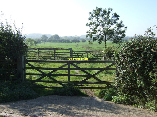 Photo 6"x4" Field entrance off Ouston Lane Tadcaster c2011